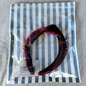 NWT - Lele Sadoughi Velvet Knotted Headband - In Package, Never Worn!